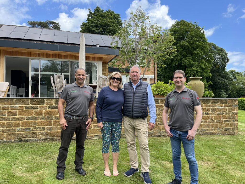 The Elektra Smart Energy Team with the Gleghorns